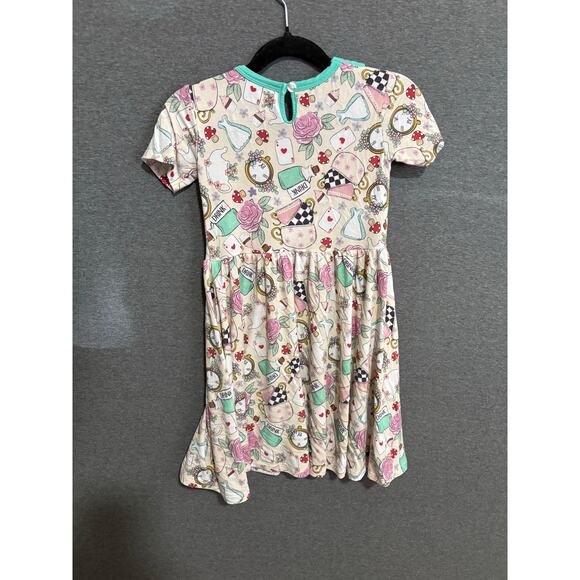 The Twisted Lily | Girl's Alice in Wonderland Collared Dress | 5/6 - Picture 1 of 3